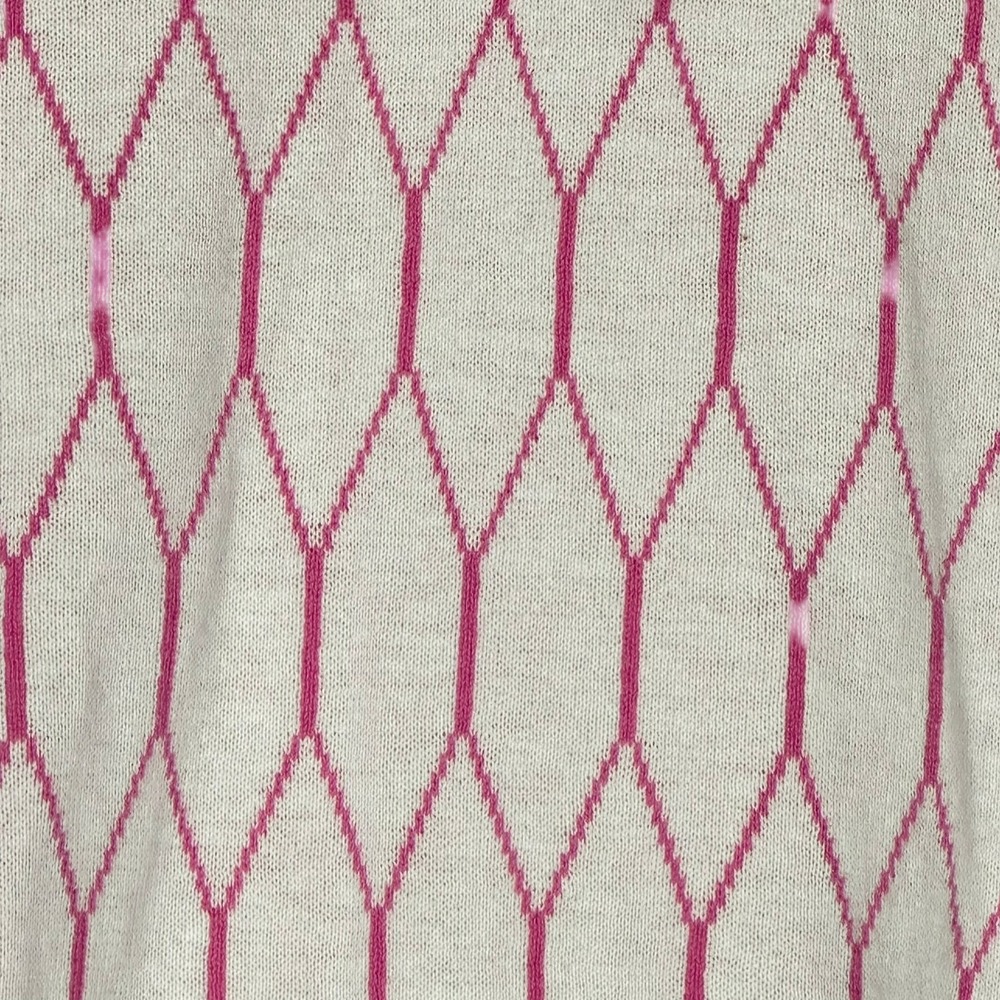 OXKNITSTORE Polo Short Sleeve Mens Knit Top Pink White, Size XL Golf Preppy - Picture 10 of 14
